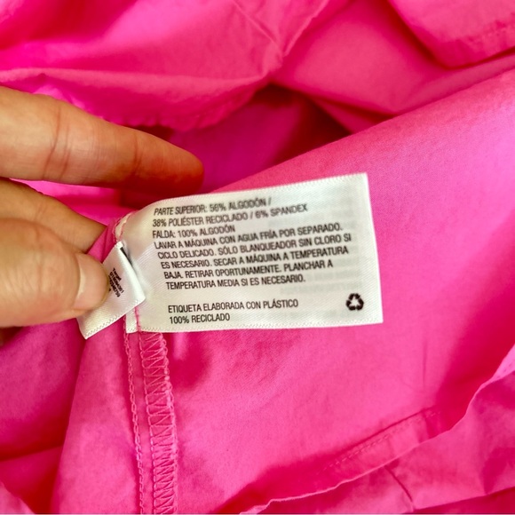 A New Day Pink Asymmetrical Sundress Sleeveless Scoop Neck - Picture 8 of 8